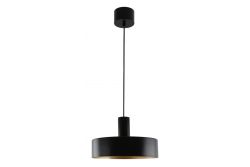Stropna svetilka SELVIA II, 9585, max. 250V, 50/60Hz, 1*E27, max.40 W, IP20, povp. 30 cm, črna/zlata
