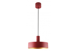 Stropna svetilka SELVIA II, 5518, max. 250V, 50/60Hz, 1*E27, max.40 W, IP20, povp. 30 cm, rdeča