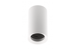 Stropna svetilka TIPO alum, 65X115, IP20, max 50W, okrogla bela