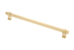 Ročaj pohištva GTV IMPERIAL, C=256 mm, L=290 mm, ZnAl, brušeno zlato