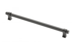 Ročaj pohištva GTV IMPERIAL, C=256 mm, L=290 mm, ZnAl, mat črna