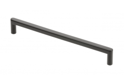 Ročaj za pohištvo GTV NYXA, C=192 mm, L=202 mm, ZnAl, mat črna