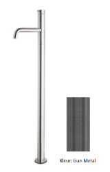 Waterevolution Flow samostoječa kopalniška pipa gun metal T134GME