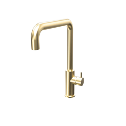 Waterevolution Flow kuhinjska armatura z L-izlivom iz medenine T158HLE