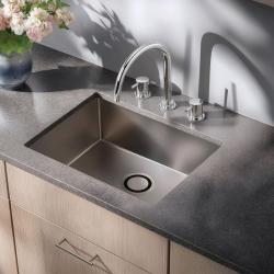 Waterevolution Flow 3-luknjasta kuhinjska armatura z vrtljivim izlivom in priključkom za filtrirano vodo krom T152U01