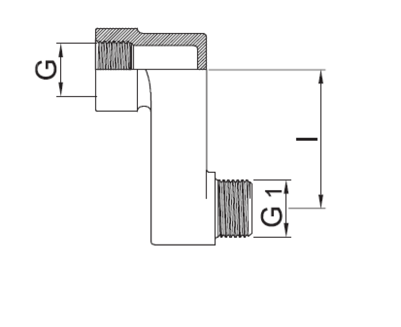 PB S-spojka 10mm Ekscentrik G 1/2 ”G1 1/2” 1208969804