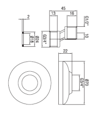 PB S-spojka nerjaveče jeklo 10 mm Klasični ekscentrični 1/2” x 3/4” 1208969849