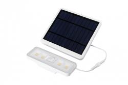 Sončna svetilka z detektorjem gibanja in mraka DAVOS, LED, 1000lm, 4000K, 2000mAh, IP54, bela