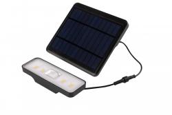 Sončna svetilka z gibalnim in senzorjem za somrak DAVOS, LED, 1000lm, 4000K, 2000mAh, IP54, črna