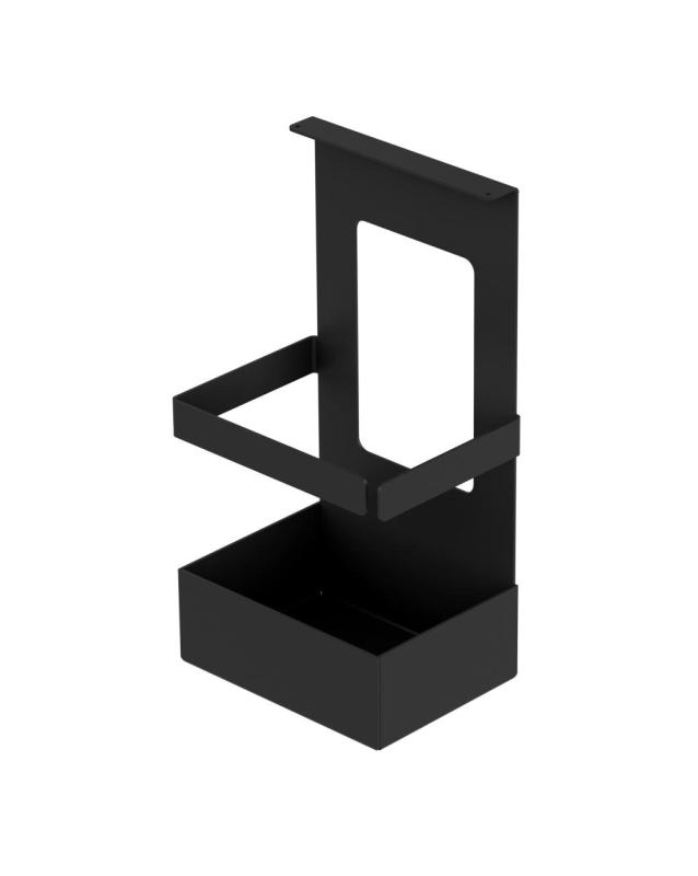 Epka Luxion Set Kuhinjske Tirnice 60 cm z Dodatki Kovinska z Skrito Pritrdilno Črno 1208969993