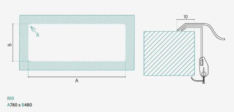 Banka Centurio 20 nerjaveče jeklo dvojno pomivalno korito nadpultno 80x50cm 1208970026