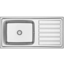 Banka Centurio 100-50 RVS pomivalno korito 100x50cm z odcejalnim delom 1208970030
