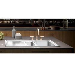 Banka Centurio 100-50 RVS pomivalno korito 100x50cm z odcejalnim delom 1208970030
