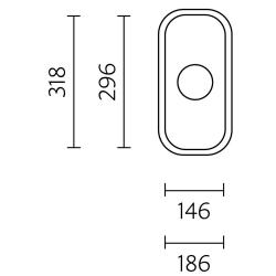 Banka IB1530 RVS Pomivalno Korito 186 x 318 mm Nadgradnja in Vgradnja 1208970043