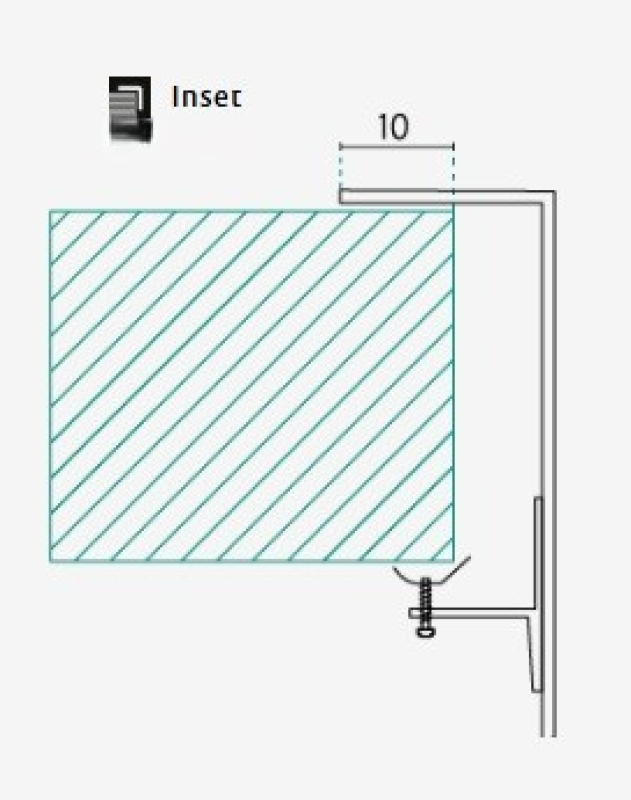 Banka IB4540 RVS Pomivalno korito 45 x 40 cm Nadgradna in Vgradna 1208970045