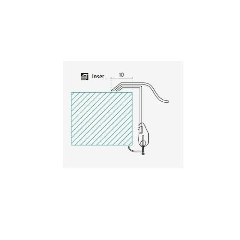 Halifax Banka RVS dvojno vgradno korito 80x45 cm 1208970060