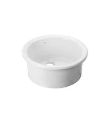 Ausmann Ceramic Brook keramični beli okrogli nadpultni umivalnik 1208970092