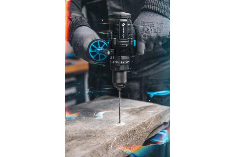 Högert zmogljiv akumulatorski udarni vrtalnik, brezkrtačni, 18V