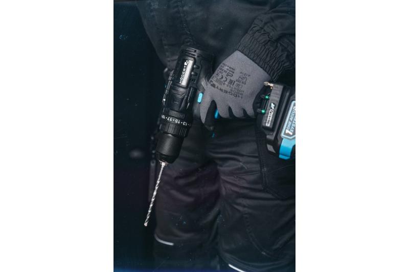 Högert zmogljiv akumulatorski udarni vrtalnik, brezkrtačni, 18V