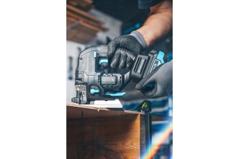 HÖGERT akumulatorska vbodna žaga, 18V, antivibracijski ročaj - brez akumulatorja