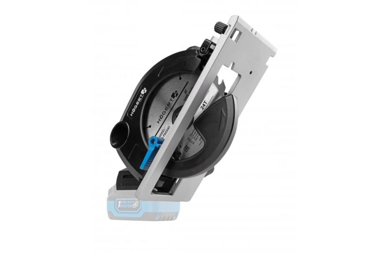 HÖGERT akumulatorska krožna žaga, 18V, brez akumulatorja, priključek za sesalnik