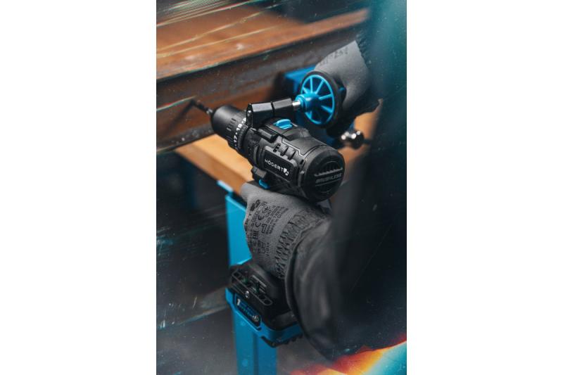 HÖGERT akumulatorski udarni vijačnik set 200 Nm 18V z brezkrtačnim motorjem