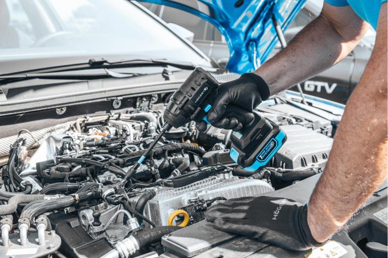 HÖGERT akumulatorski udarni vijačnik set 200 Nm 18V z brezkrtačnim motorjem