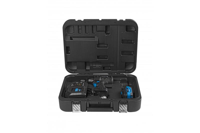 HÖGERT akumulatorski udarni vijačnik set, brezkrtačni, 18V, z baterijo, polnilnik