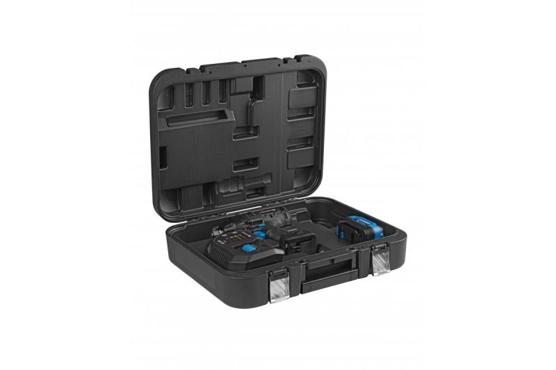 HÖGERT akumulatorski udarni vijačnik set, brezkrtačni, 18V, z baterijo, polnilnik