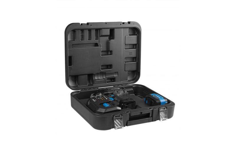 HÖGERT akumulatorski udarni vijačnik, brezkrtačni, 1000 Nm, 18V z baterijo, polnilnik