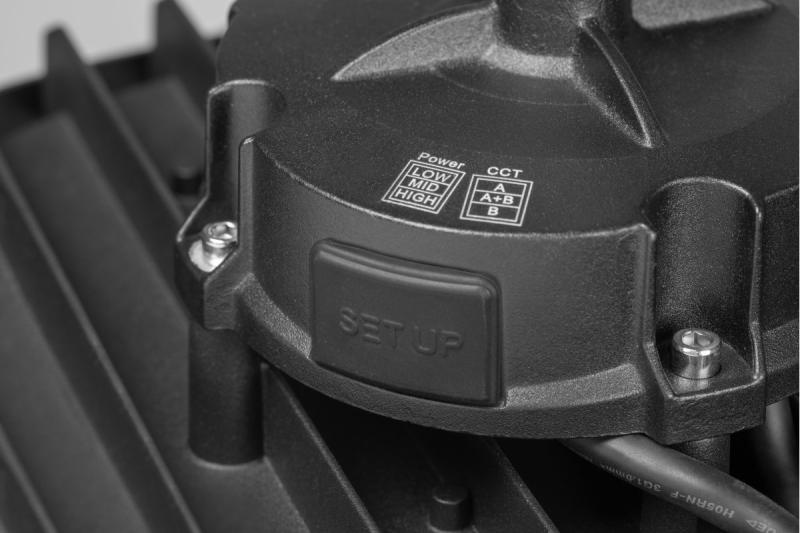 ATLANTA visoko-bay svetilka, LED, 200W-170W-140W, 150lm/W, CCT, AC100-240V, IP65