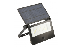 Sončna poplava svetlobe LUMOS II, LED, 3000lm, 6400K, 2x2600mAh zamenljivo, IP65, črno