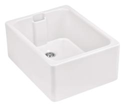 Ausmann Ceramic Haven Keramično Beli Pomivalno Korito - Nadpultno, Podpultno in Vgradno 595 x 455 mm 1208970513