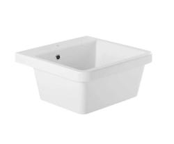 Ausmann Ceramic Frost Keramično Belo Pomivalno Korito - Nadgradnja 510 x 506 mm z odprtino za pipo 1208970516