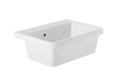 Ausmann Ceramic Frost Keramično Bela Pomivalno Korito - Nadgradna 660 x 506 mm z odprtino za pipo 1208970517