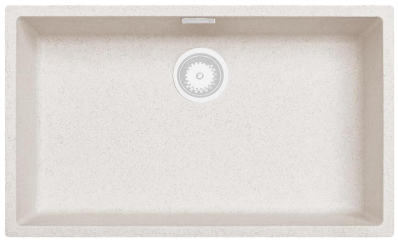 Zand Bela Velika Spoelbak 70x40 cm Onderbouw, Opbouw en Vlakinbouw met Bela Plug 1208970526