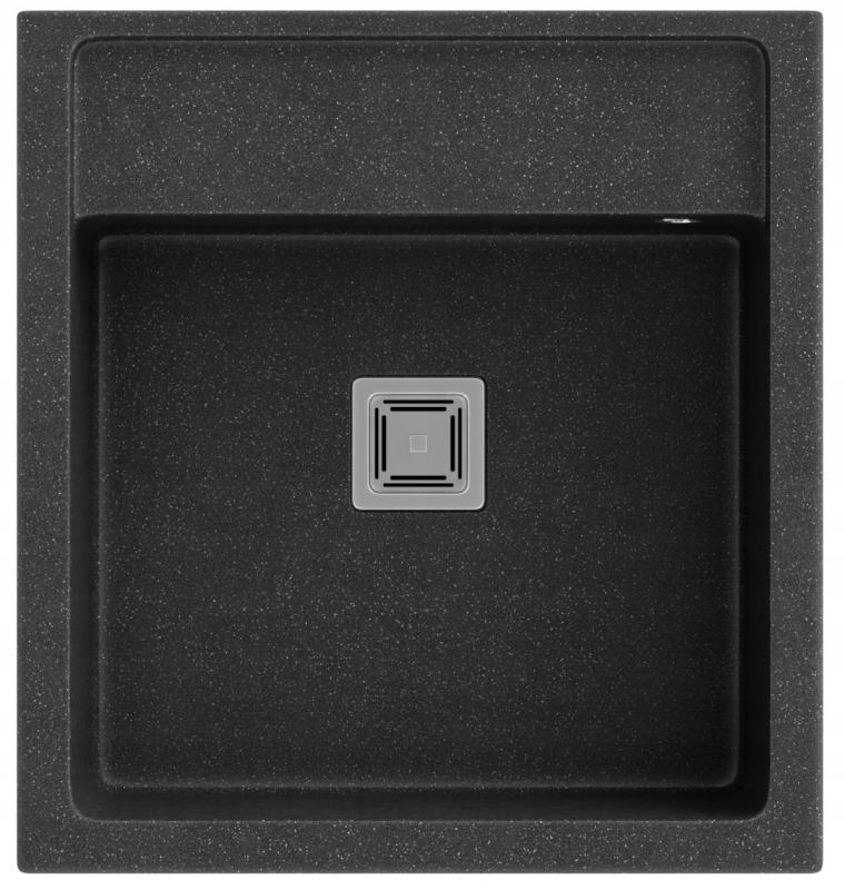 Granitland Arno Granitni Arduin trdi kamen videz Pomivalno korito vgradnja 582x620mm z inox kvadratnim čepom 1208970600