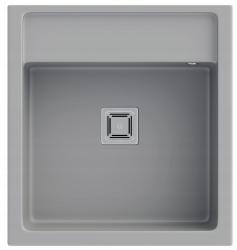 Graniteland Arno Granitni Sivi Pomivalnik za Vgradnjo 582x620mm z Inox Kvadratnim Čepom 1208970605