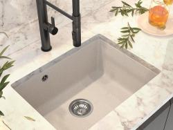Graniteland Solo Granitna Beige Pesek Podgradni Pomivalnik 42x34 cm z Inox Čepom 1208970612
