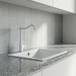 Graniteland Verve klasična nostalgična kuhinjska pipa bela 1208970653