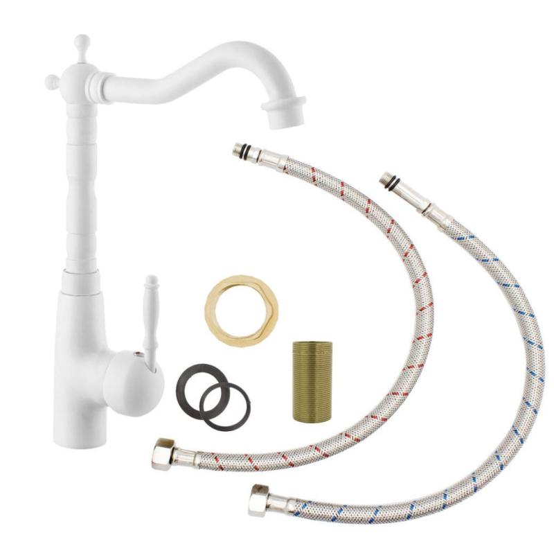 Graniteland Verve klasična nostalgična kuhinjska pipa bela 1208970653