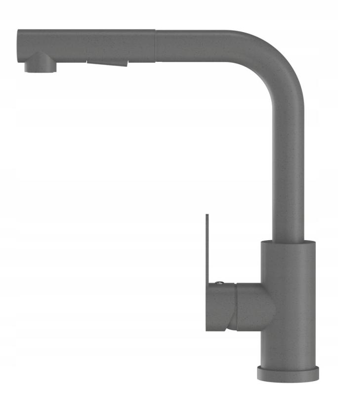 Graniteland Celeste Kuhinjska Armatura Siva z Izvlečno Izlivno Cevjo in Dvostransko Funkcijo Ročne Prhe 1208970663