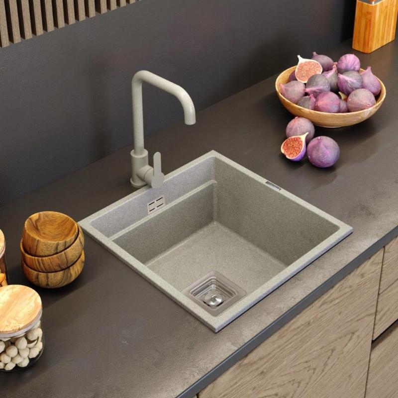 Granitland Stellar Kuhinjska armatura Beige pesek z vrtljivim izlivom 1208970672