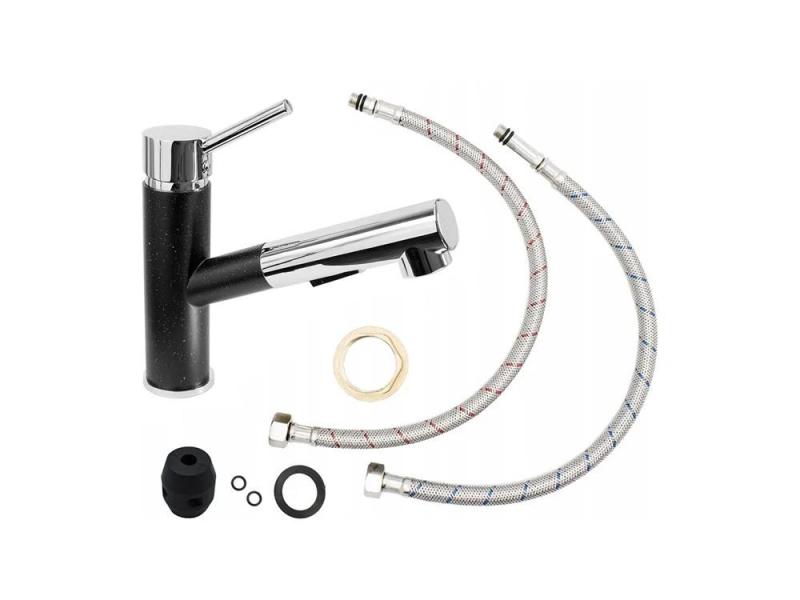 Graniteland Ceres Kuhinjska pipa Videz arduin trdega kamna z Izvlečno Izliv in Dvojno-Funkcijsko Ročno Prho 1208970706