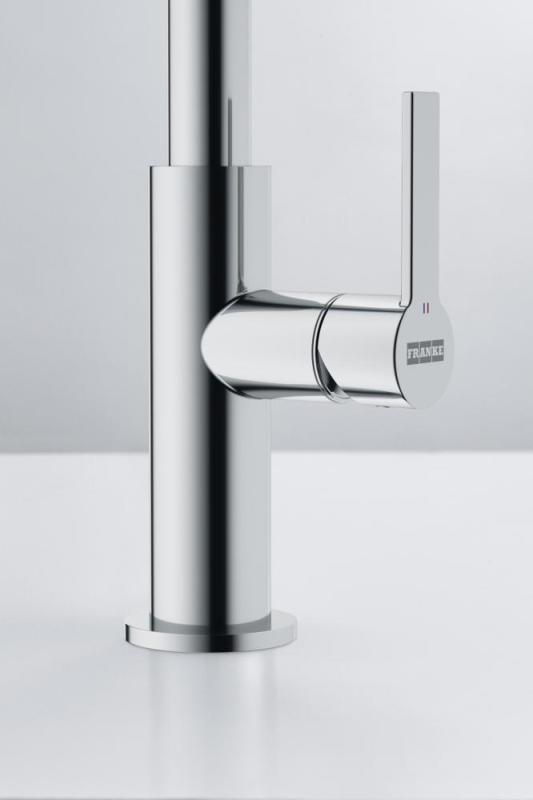 Franke Maris Slim J Kuhinjska pipa Z vrtljivim okroglim izlivom Krom 115.0728.384