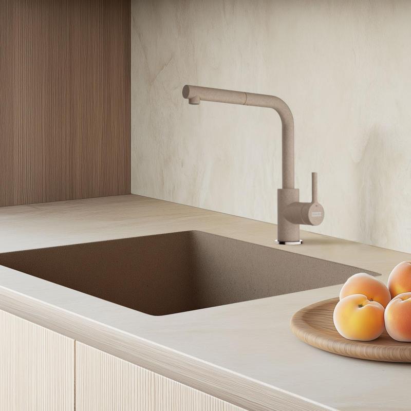 Franke Lina L Kuhinjska pipa Oyster z izvlečno cevjo 115.0728.487