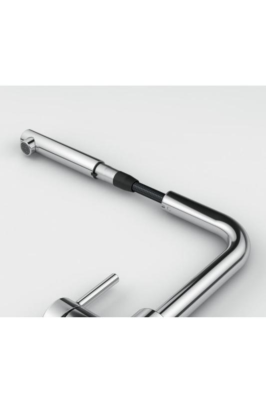 Franke Lina L Kuhinjska pipa Krom z izvlečnim izlivom 115.0712.420