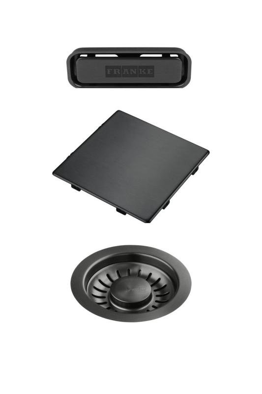 Franke Kubus 2.0 barvni komplet Odtočni komplet Gun Metal 1208970828