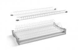 Drainer GTV BASIC 1, dve ravni, omara 500, za plošče debeline 16 - 18 mm, 1x predal, bela.
