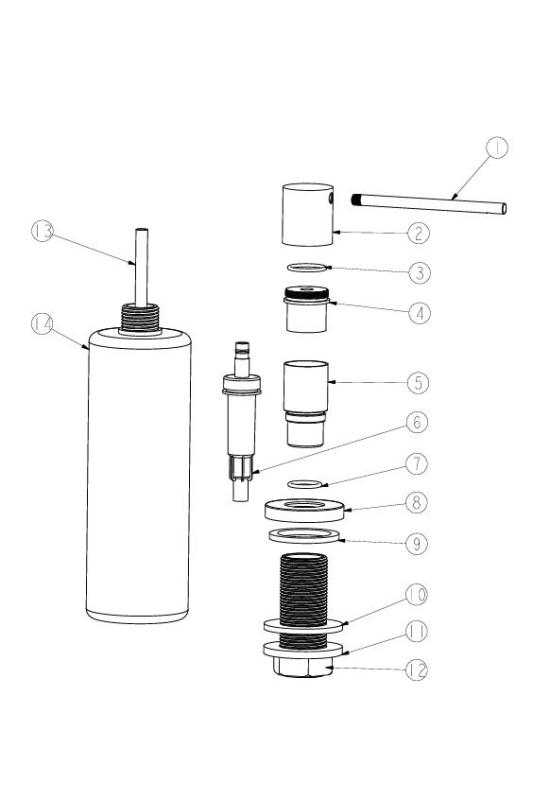 Vgradnji dozator za milo Ausmann Lirio Antracit, polnjenje od zgoraj 1208971204